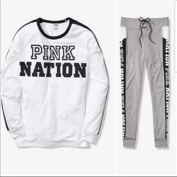 PINK Victoria's Secret Pants - VS PINK Nation Campus Duo Outfit